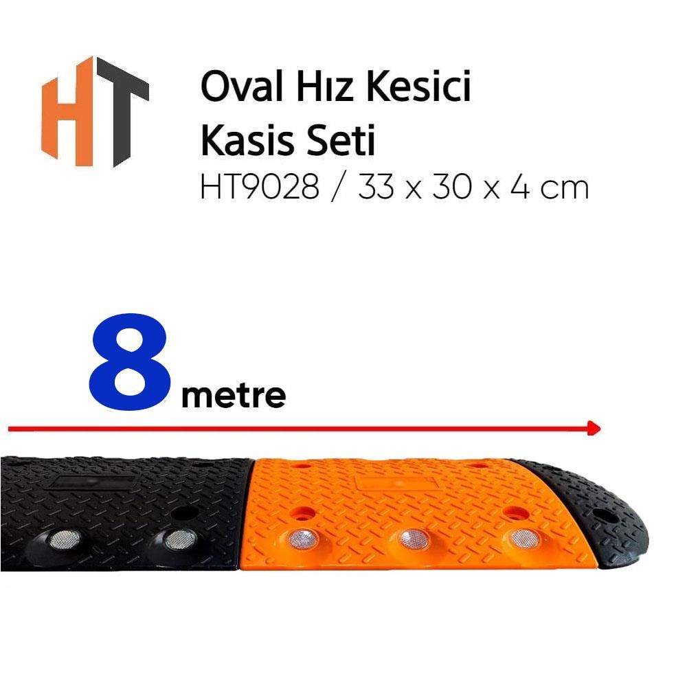 Oval Hız Kesici, Kasis Seti 8 metre