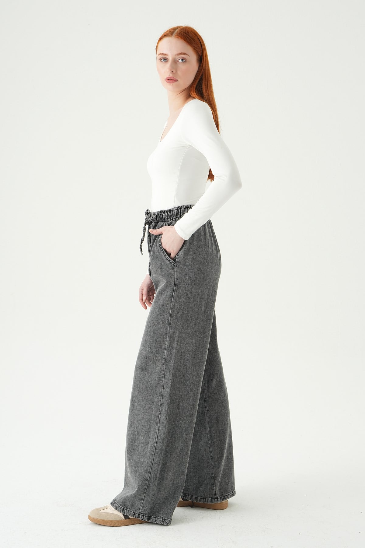 Antrasit Lastikli Kot Jean 6241
