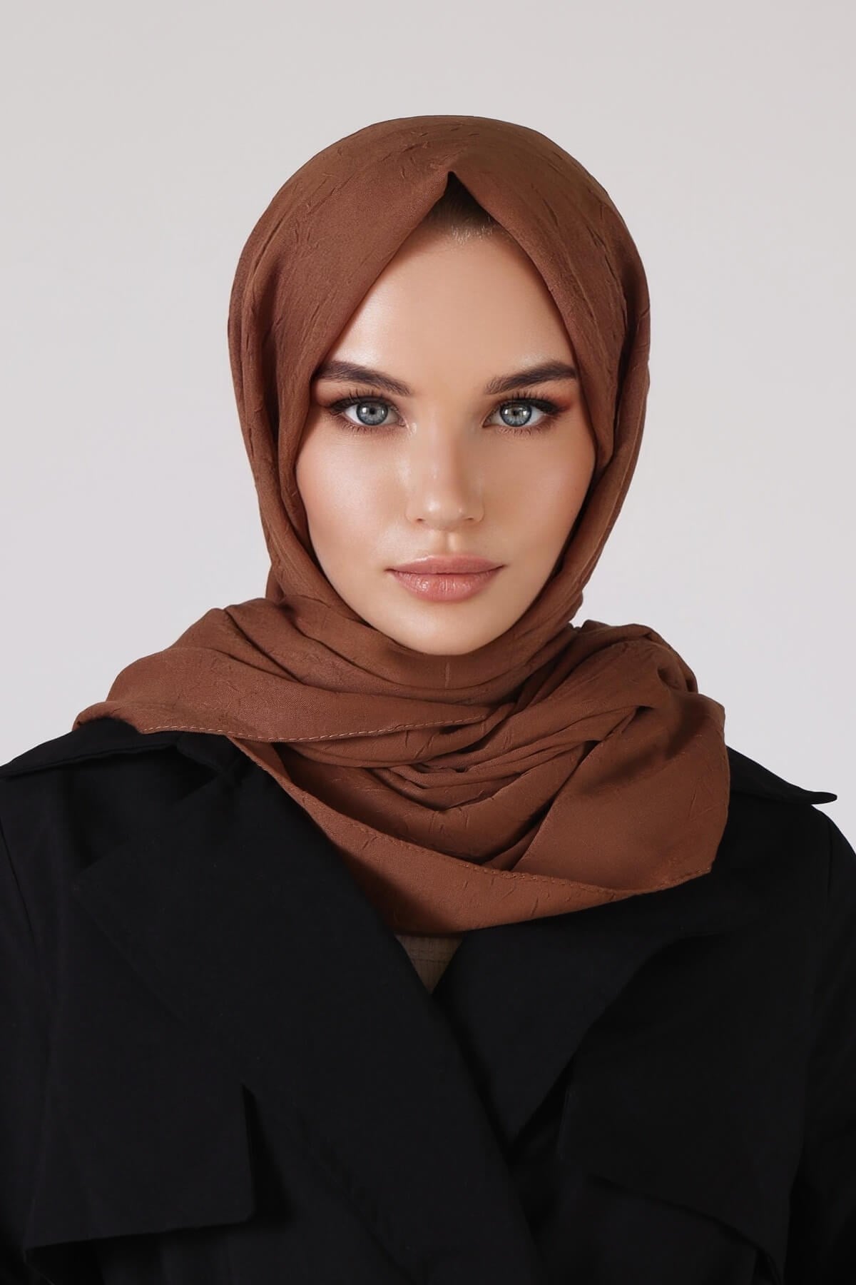 Bambu Kraş Şal - 5661 Acı Kahve