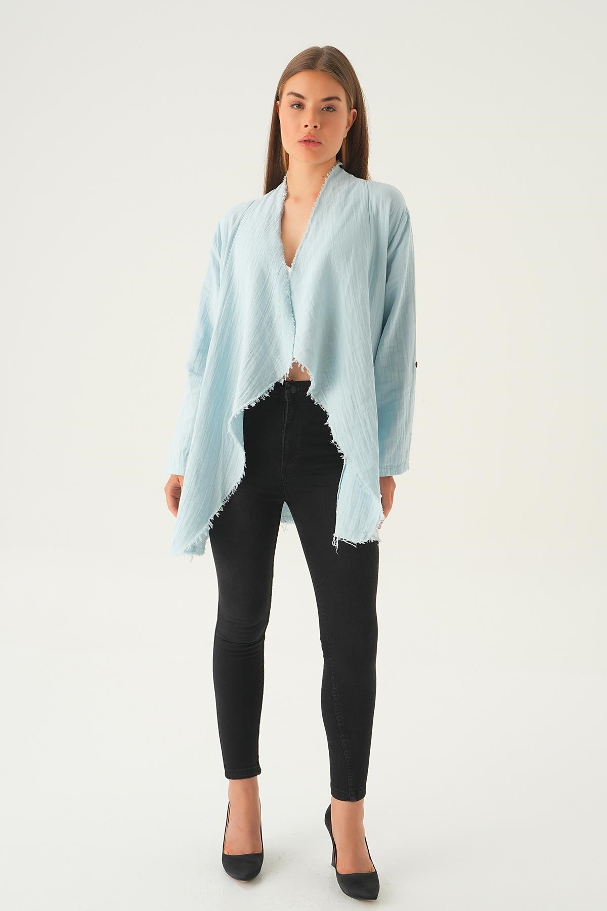 Bebe Mavi Salaş Kimono 1076