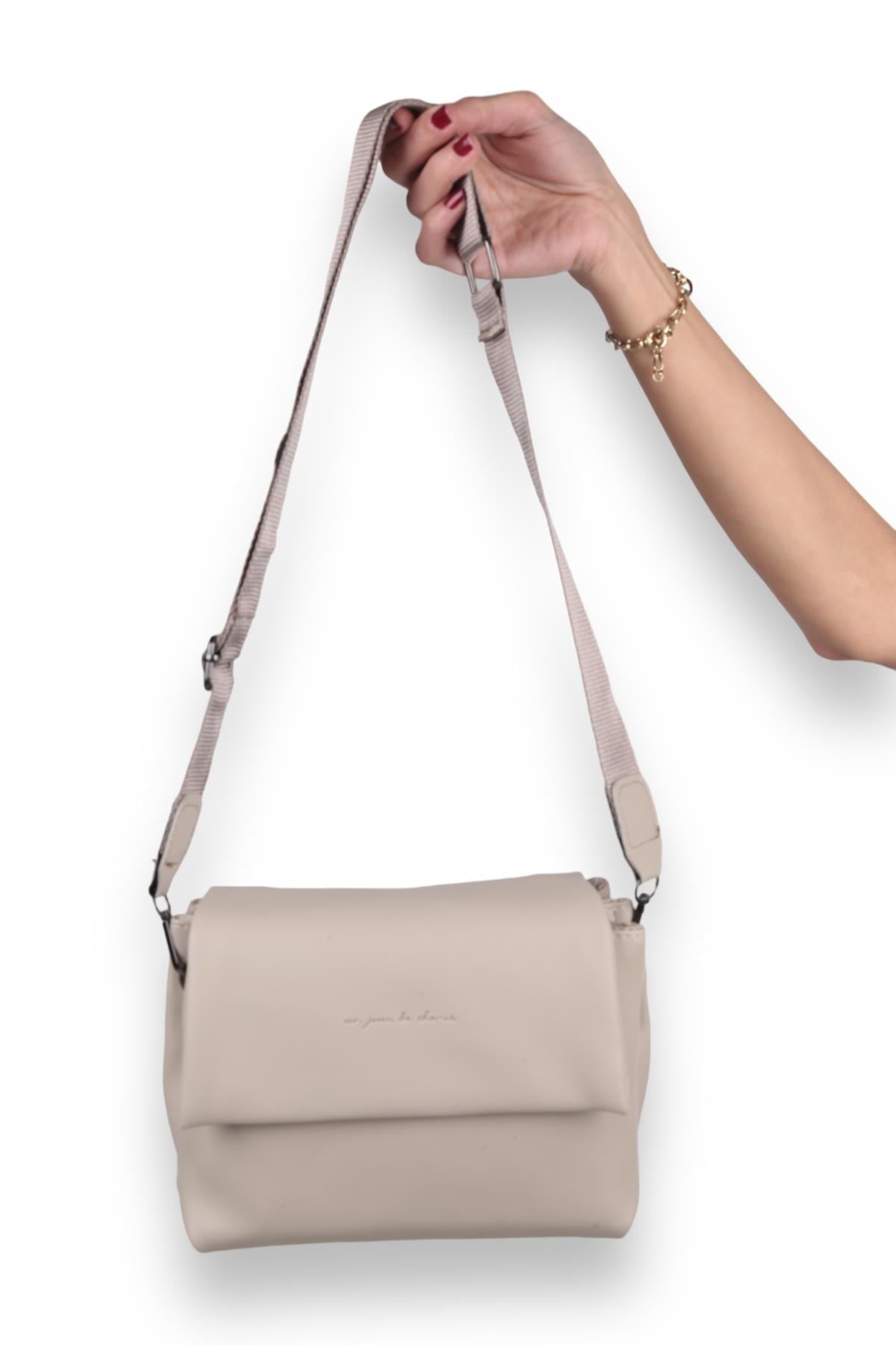 Bej Donna Klasik Model Çanta 9289
