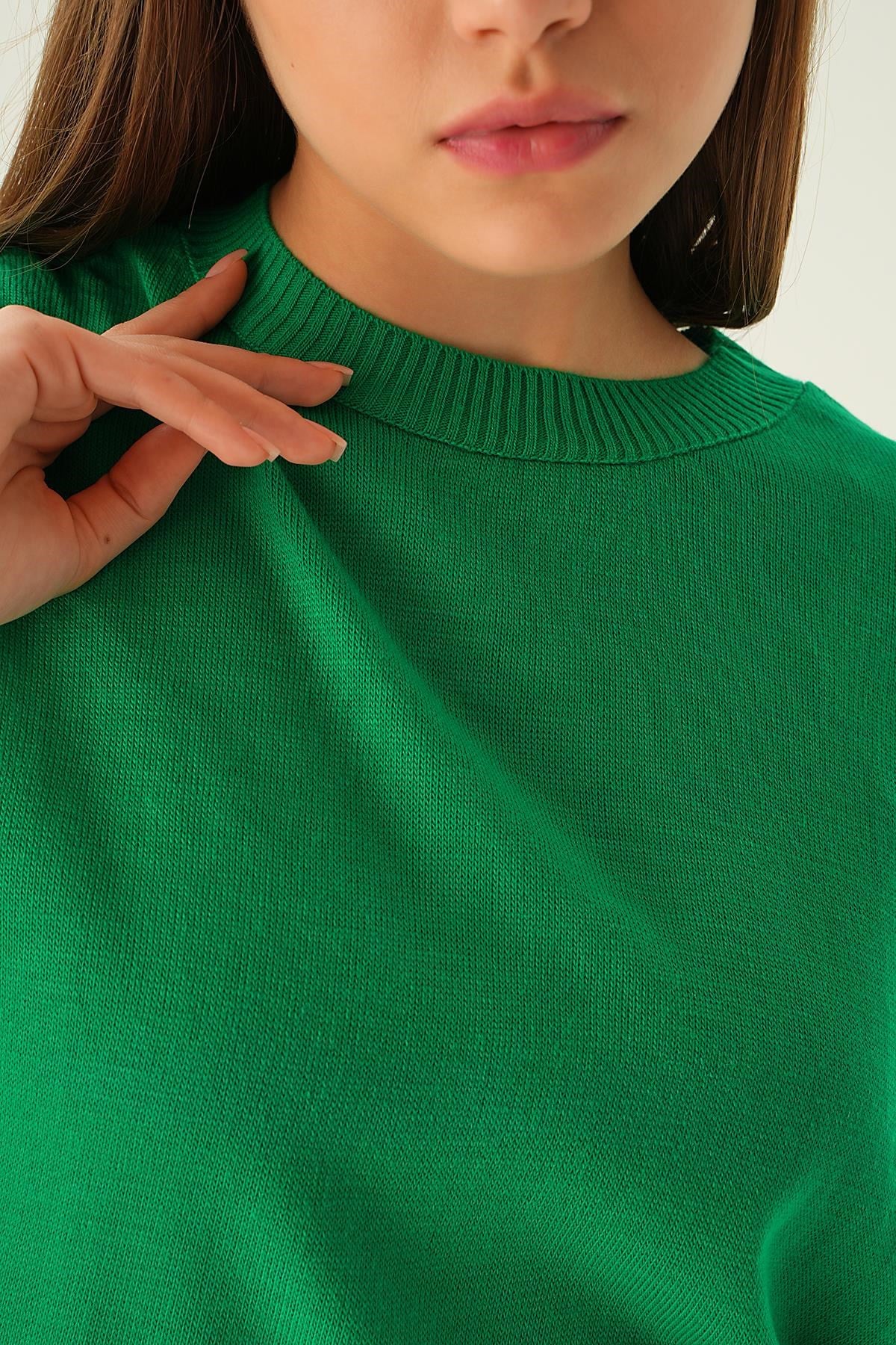 Benetton Yeşili Salaş Tişört 1445