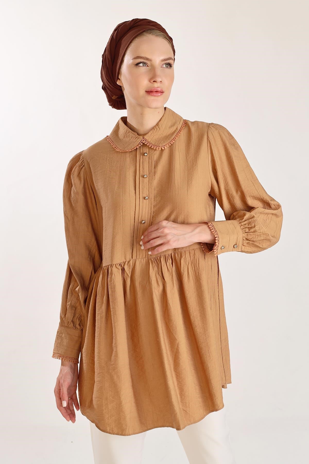 Bisküvi Bebe Yaka Tunik 4069A