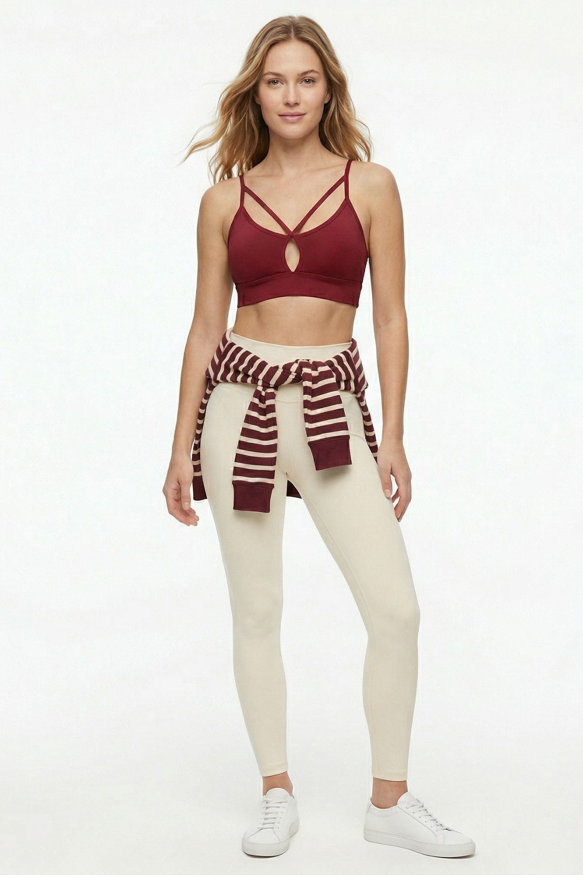 Bordo Damla İp Askılı Bustiyer 9028