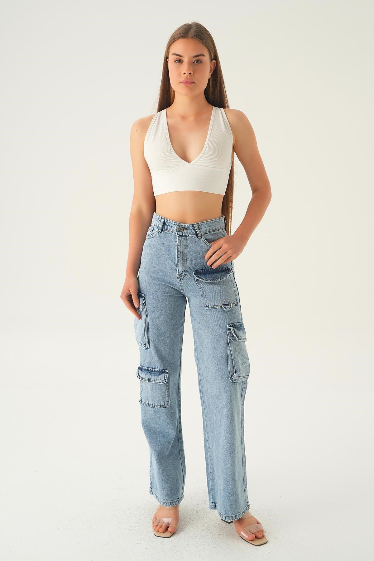 Buz Kargo Cep Detay Jean 13100