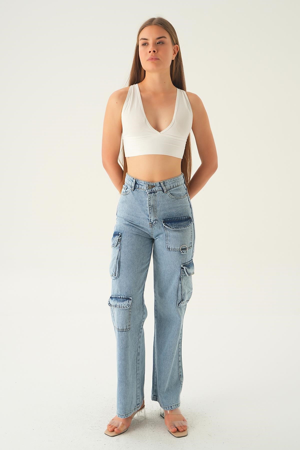 Buz Kargo Cep Detay Jean 13100