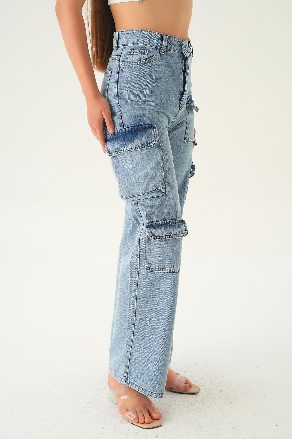 Buz Kargo Cep Detay Jean 13100