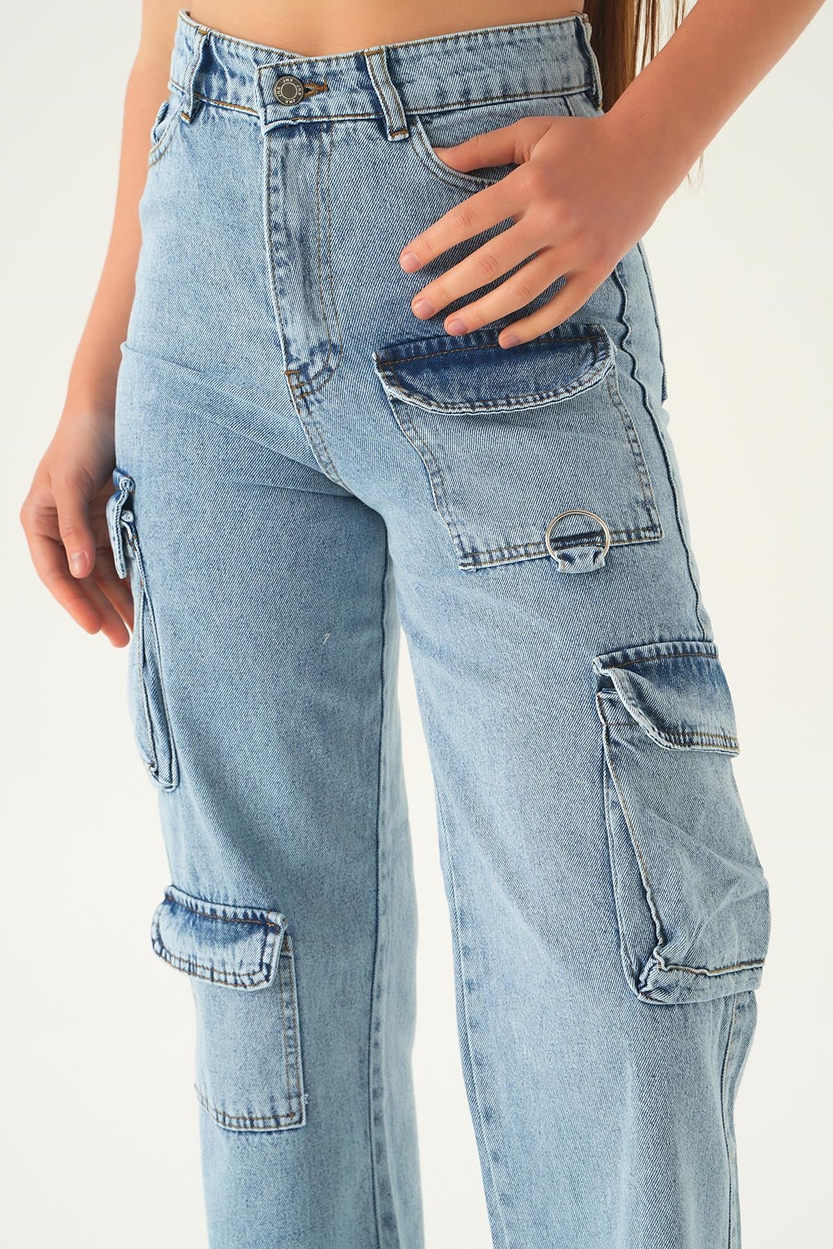 Buz Kargo Cep Detay Jean 13100