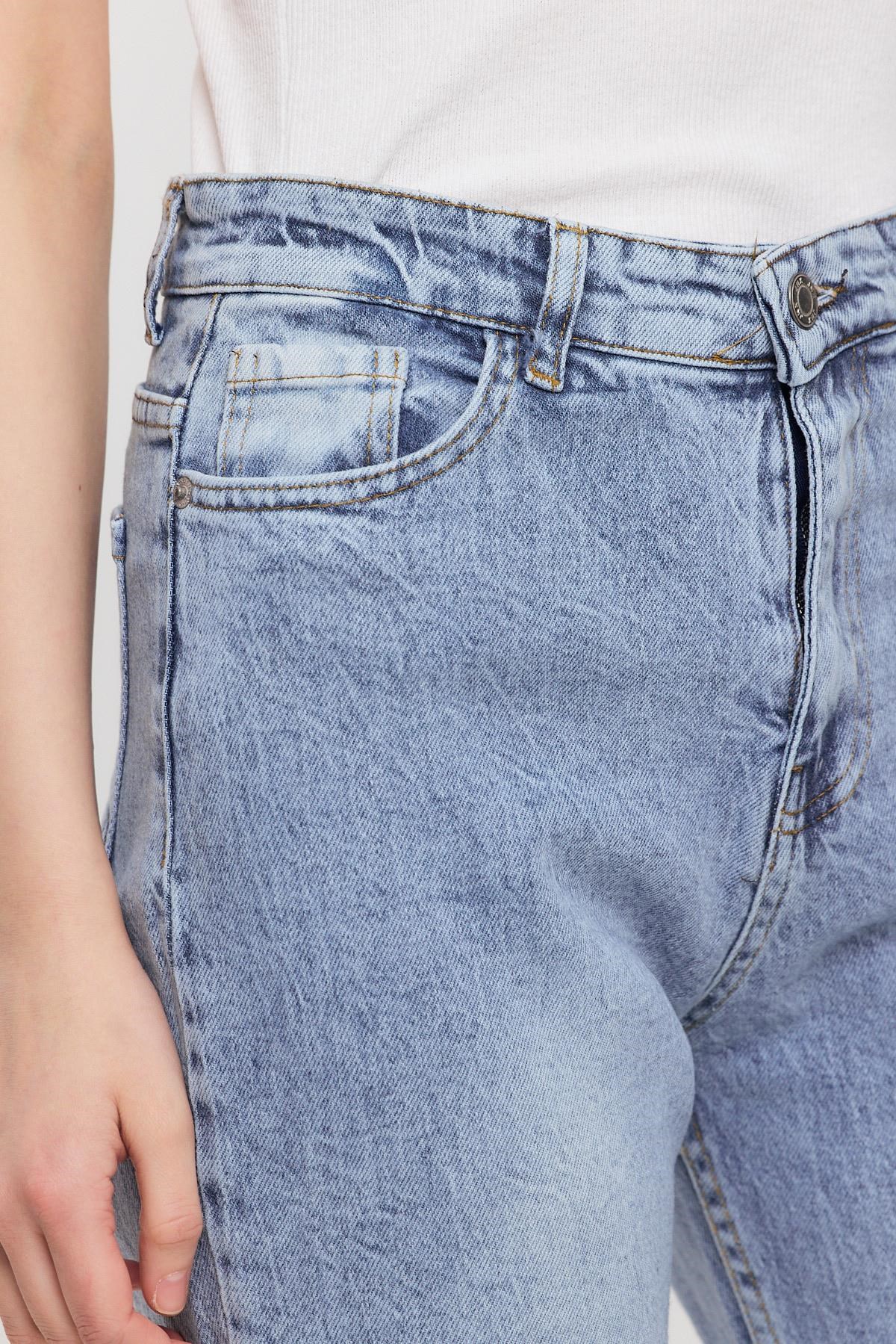 Buzkar 12032 Paçası Kesik Straight Jean