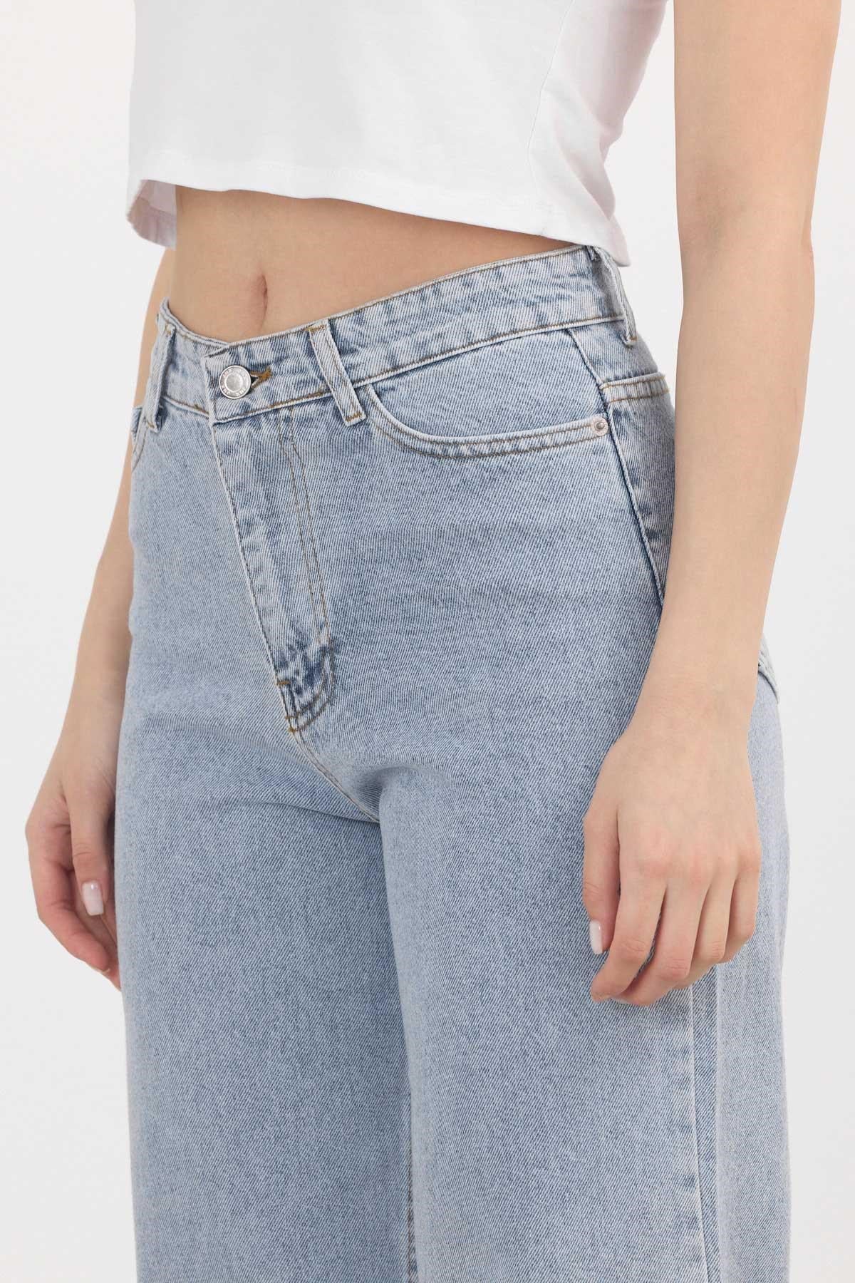 Buzkar Paça Püskül Detay Jean 11020