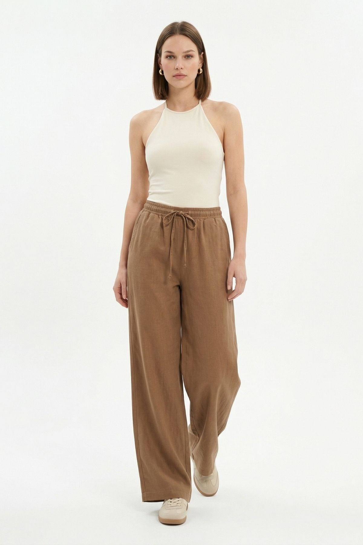 Camel Bel Lastikli  Pantolon 1200