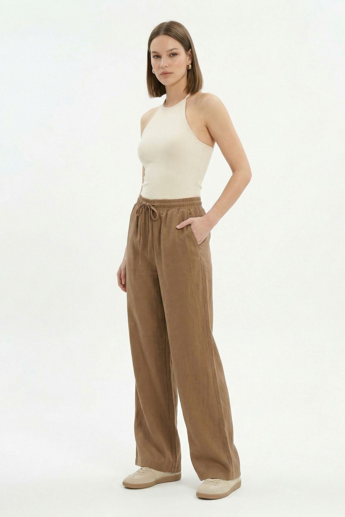 Camel Bel Lastikli  Pantolon 1200
