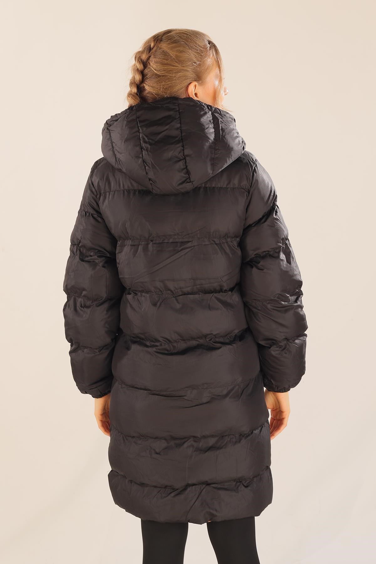 Camel Çift Renkli Oversize Mont 0021-1
