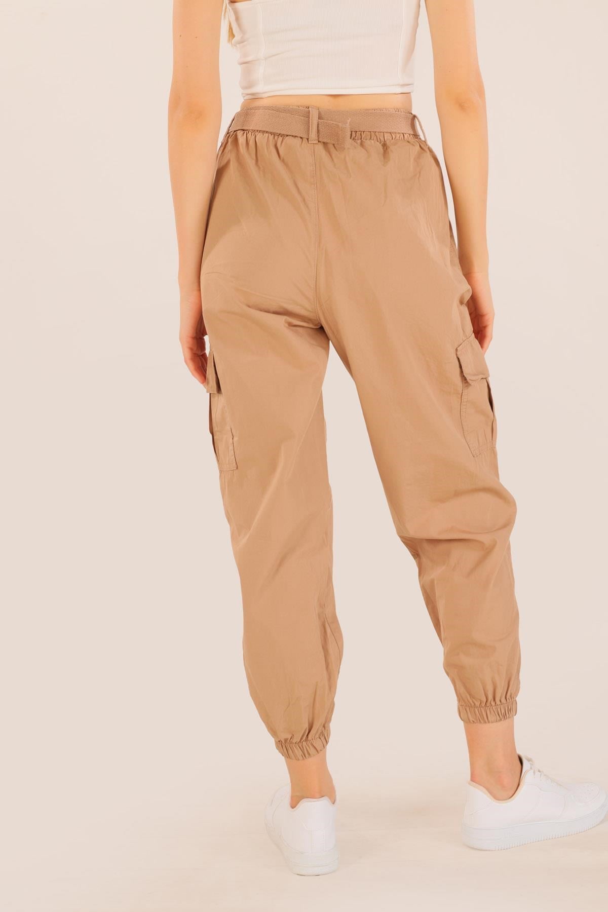 Camel Kemer Detay Paraşüt Pantolon 5031
