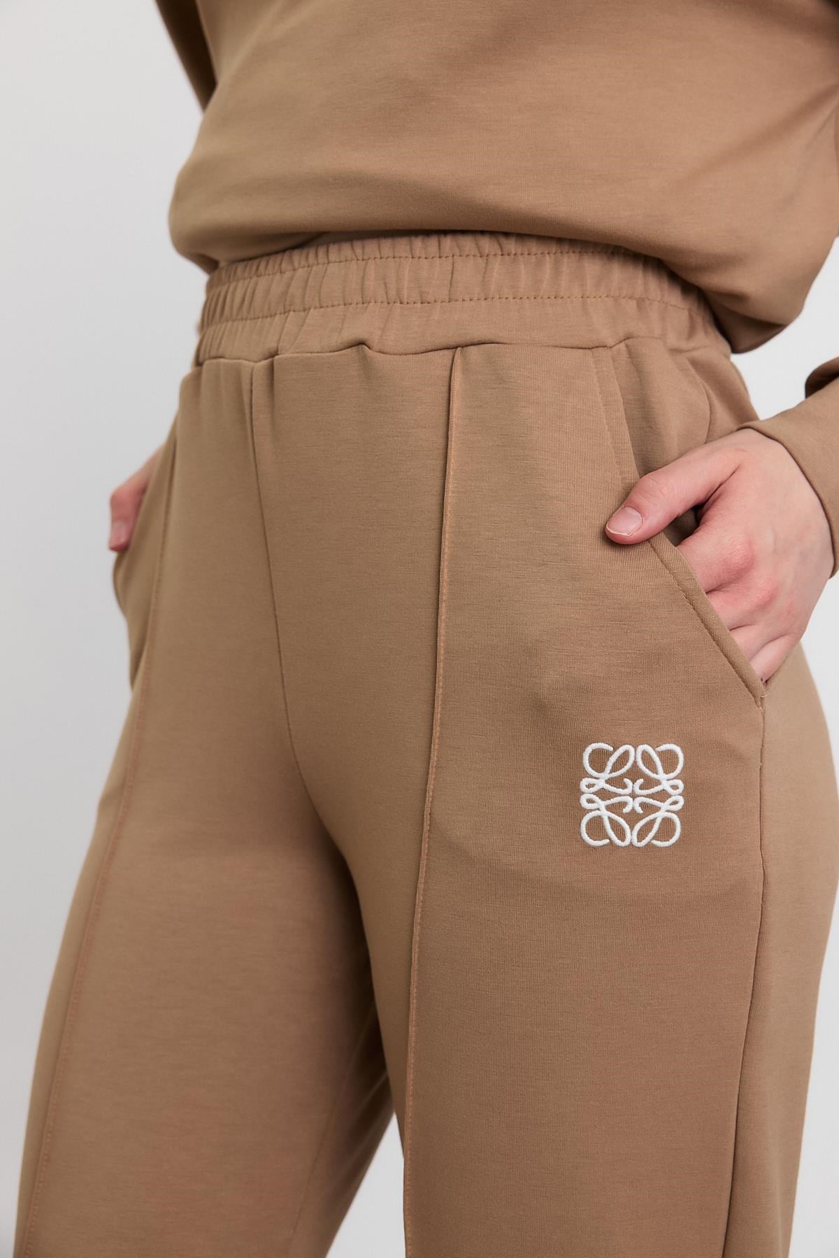Camel Nakış Detay Oysho Pantolon Takım 4013