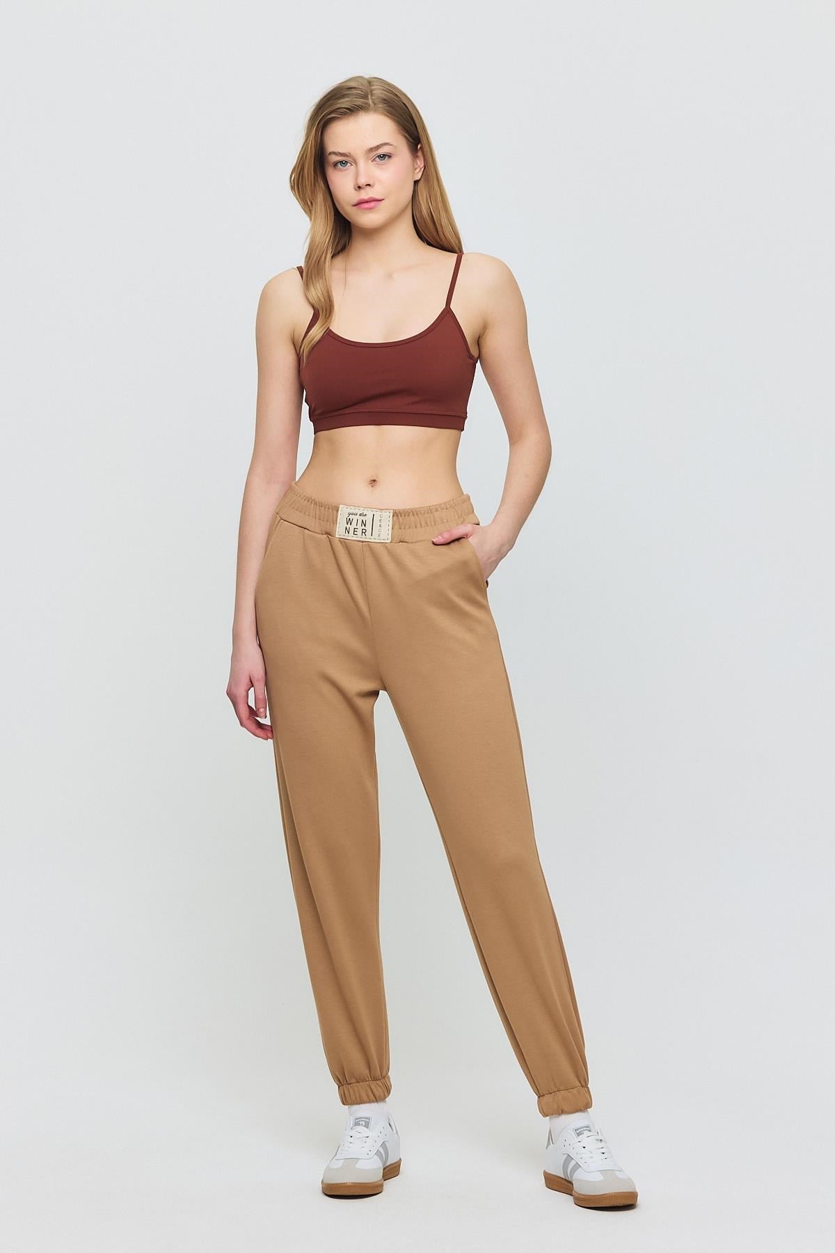 Camel Ön Aksesuar Detay Eşofman 4011