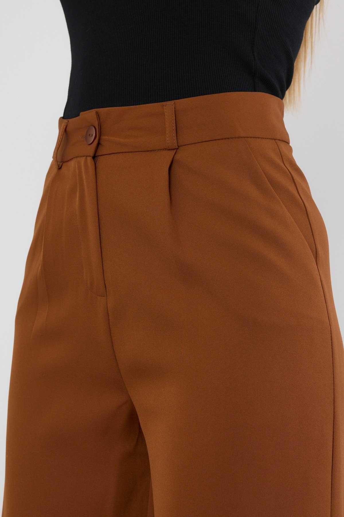 Camel Palazzo Pantolon 4003