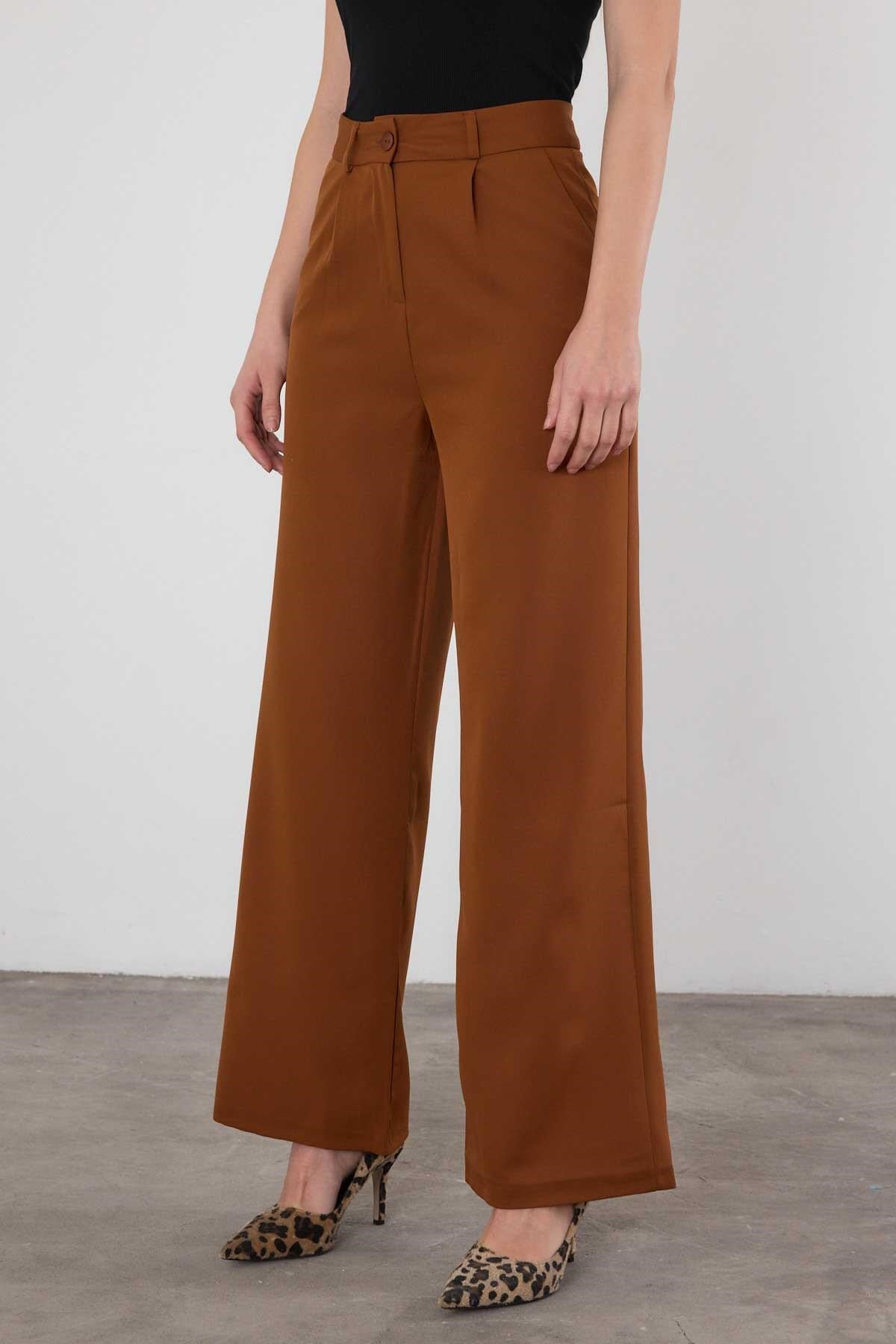 Camel Palazzo Pantolon 4003