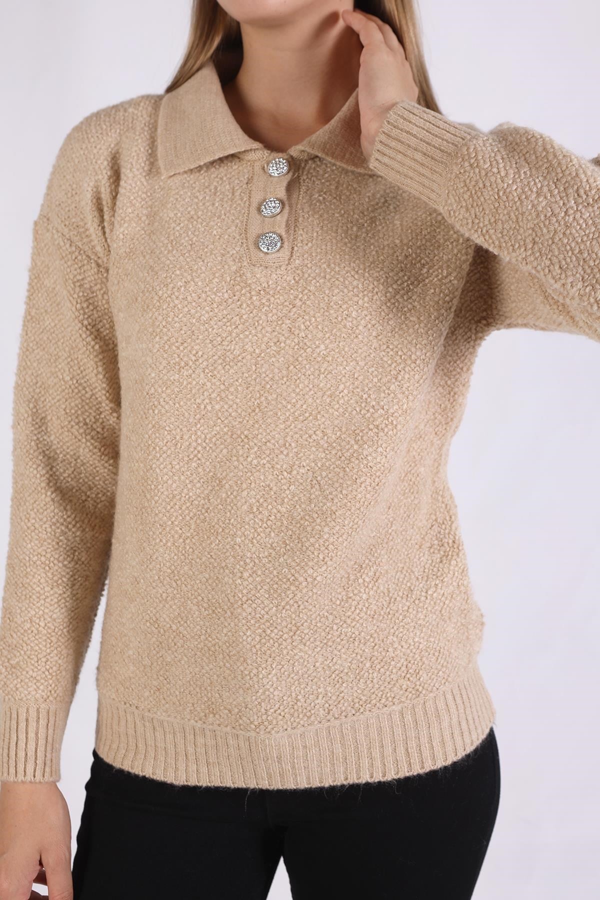 Camel Polo Yaka Kazak 601