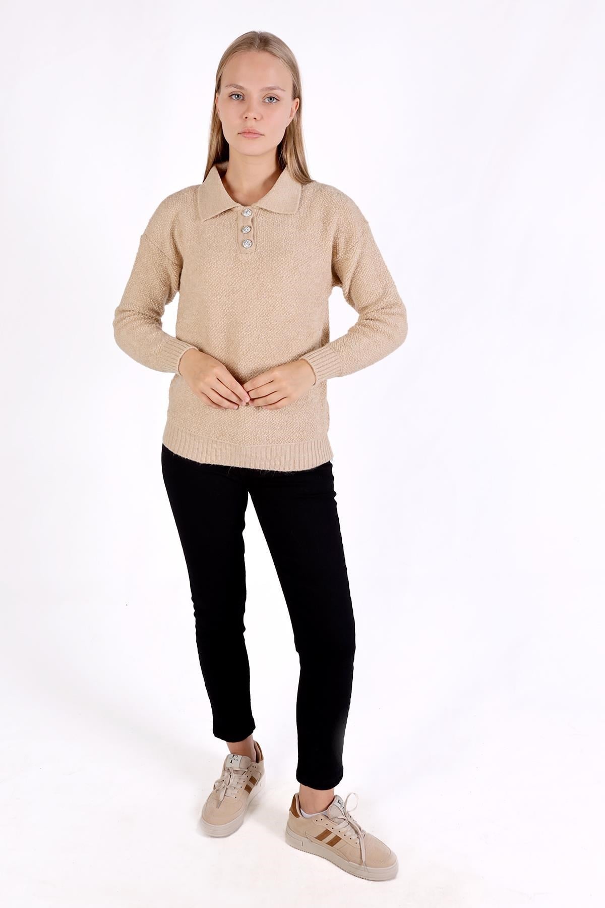 Camel Polo Yaka Kazak 601