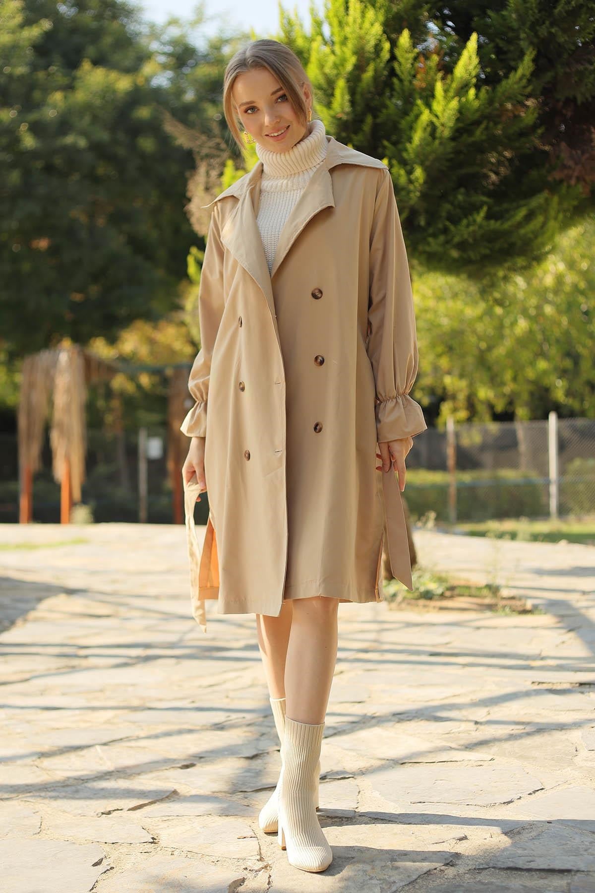 Camel Uzun Trenç 61113-1