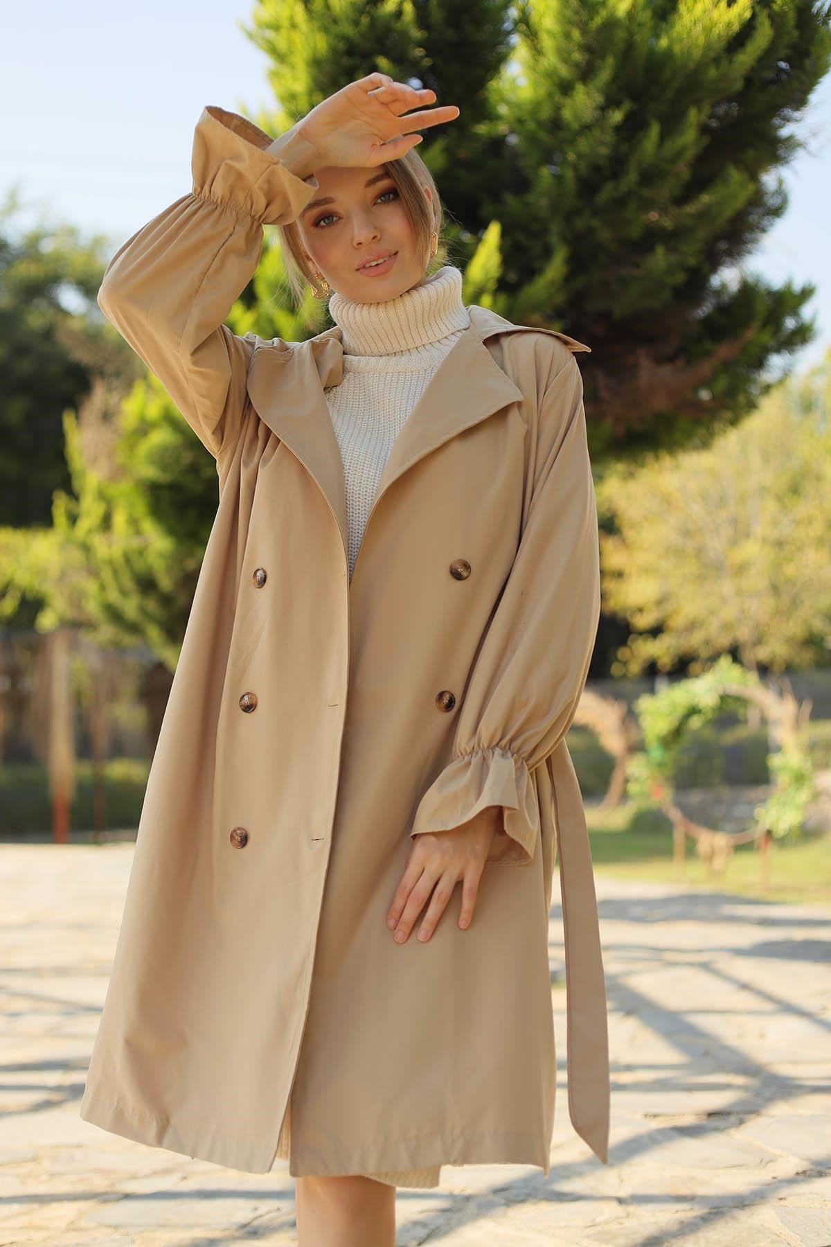 Camel Uzun Trenç 61113-1