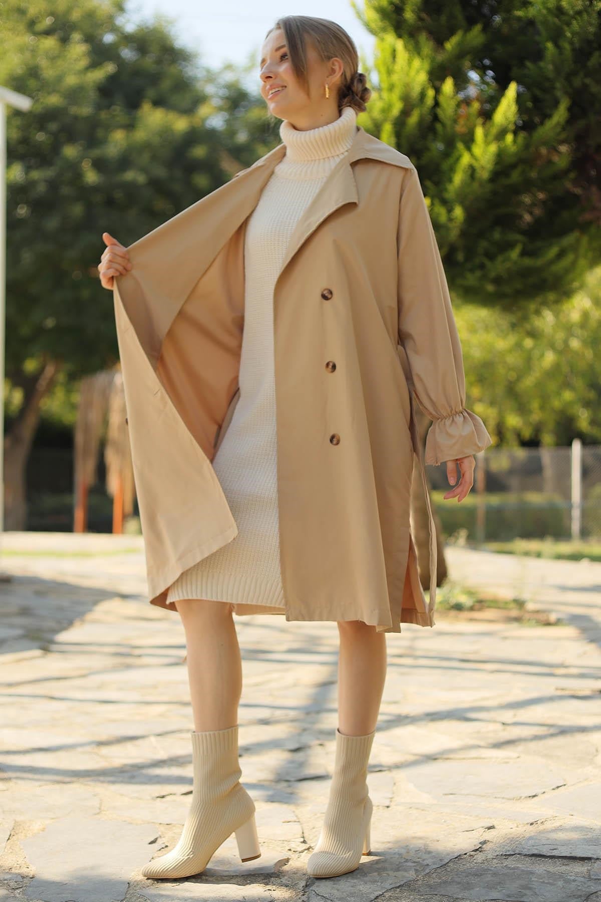 Camel Uzun Trenç 61113-1