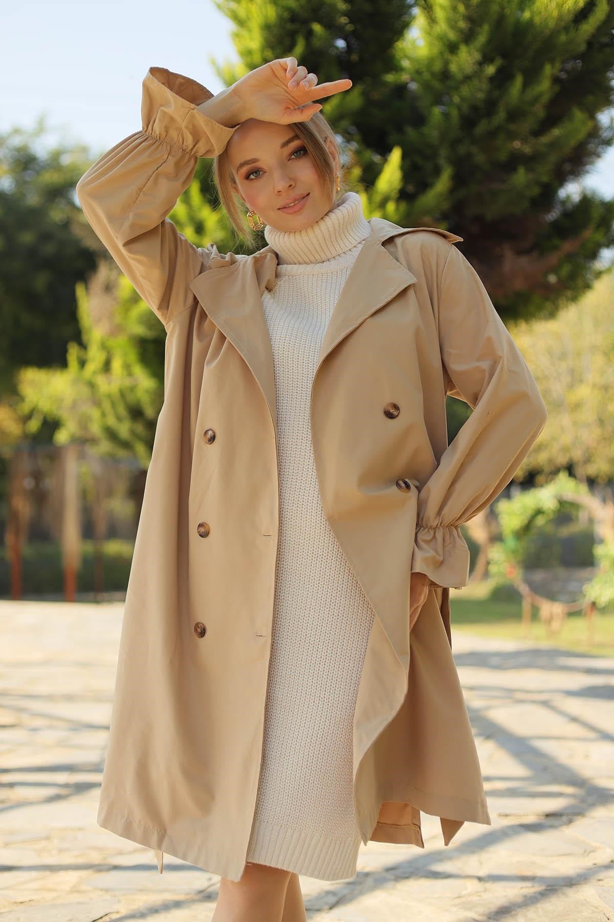 Camel Uzun Trenç 61113-1