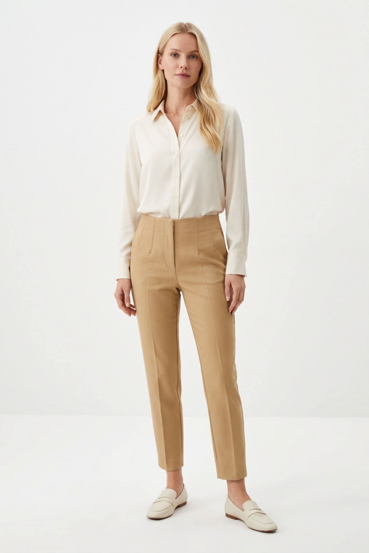 Camel Yün Efekt Pantolon 4005