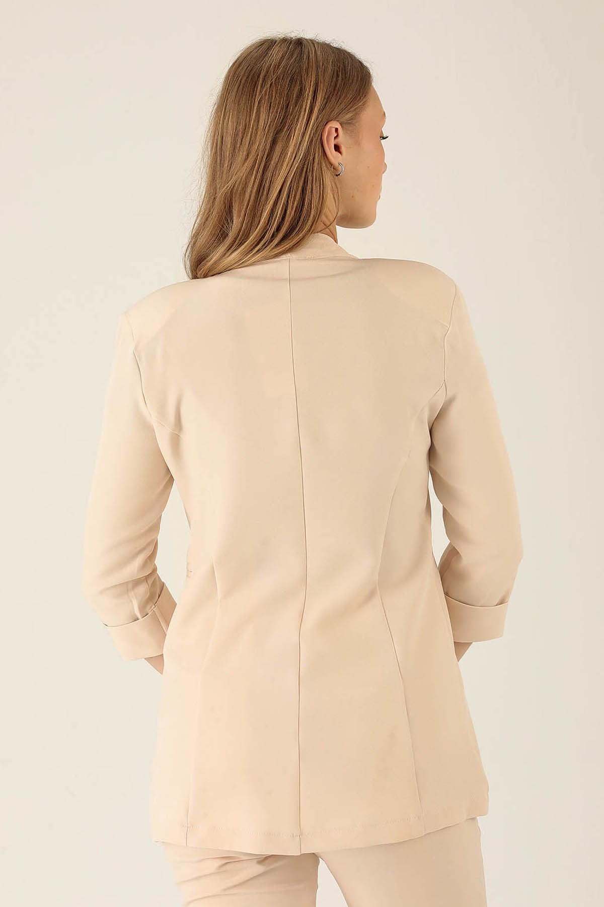 Fakir Kol Ceket - 6005A Taş