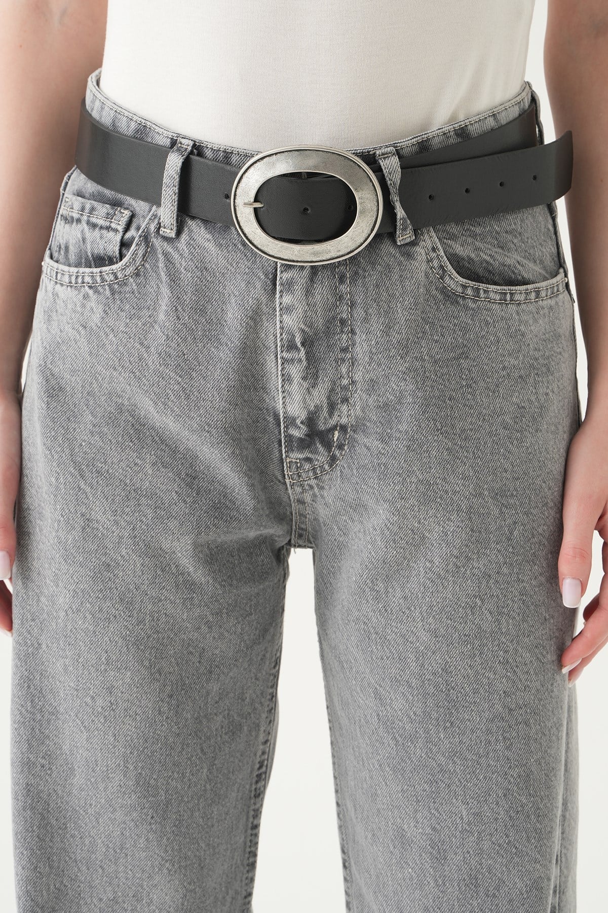 Füme Bol Paça Pantolon 1062