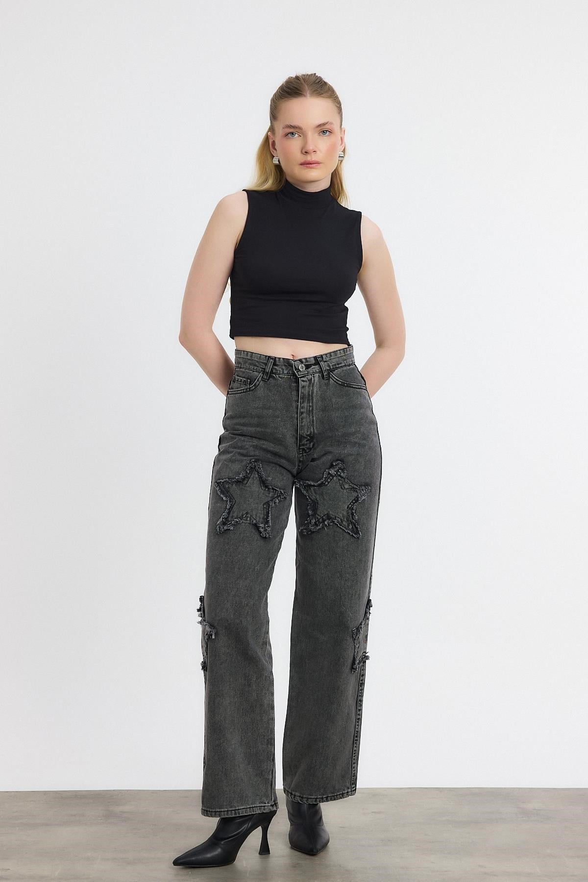 Füme Yıldız Detay Jean 11136