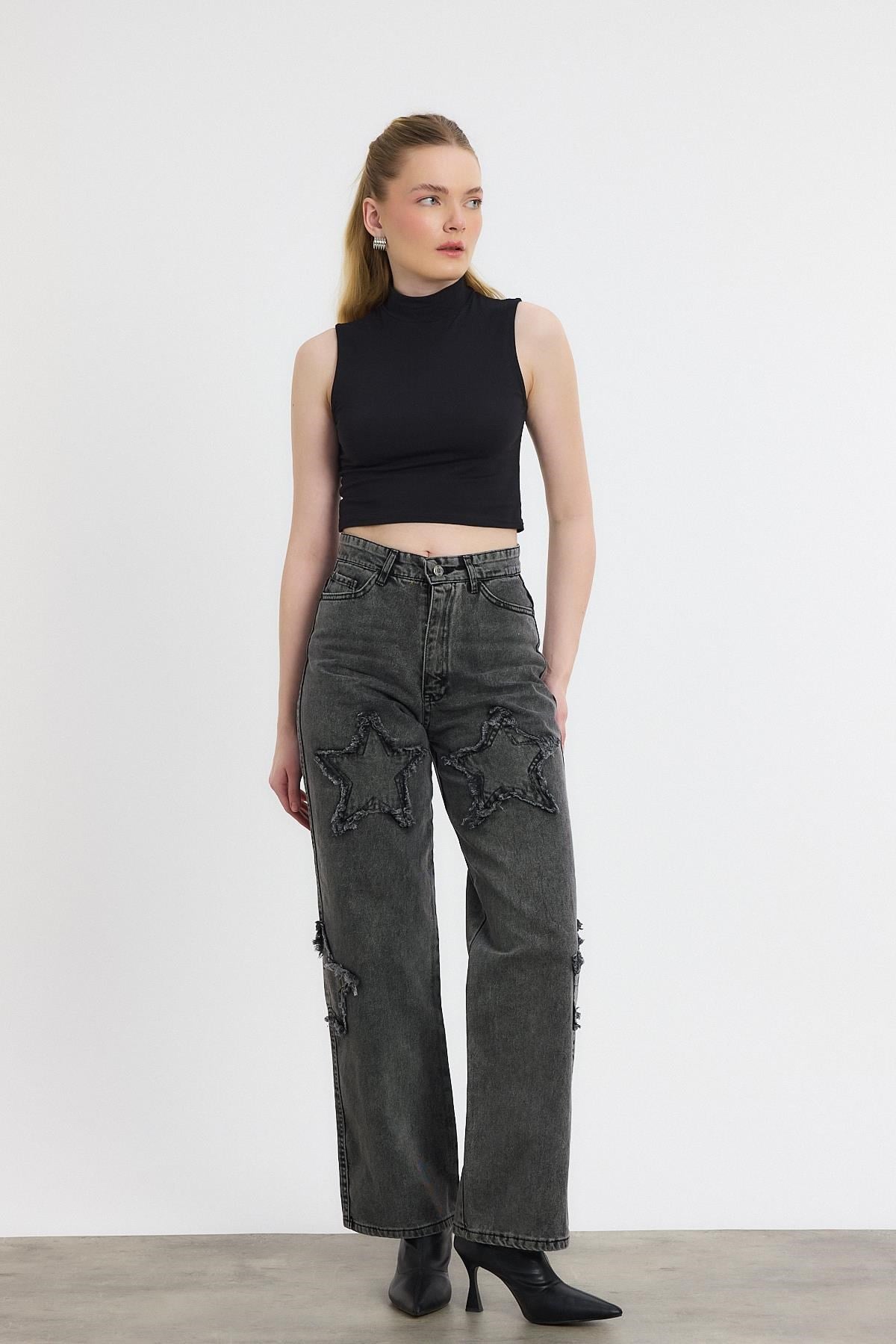Füme Yıldız Detay Jean 11136