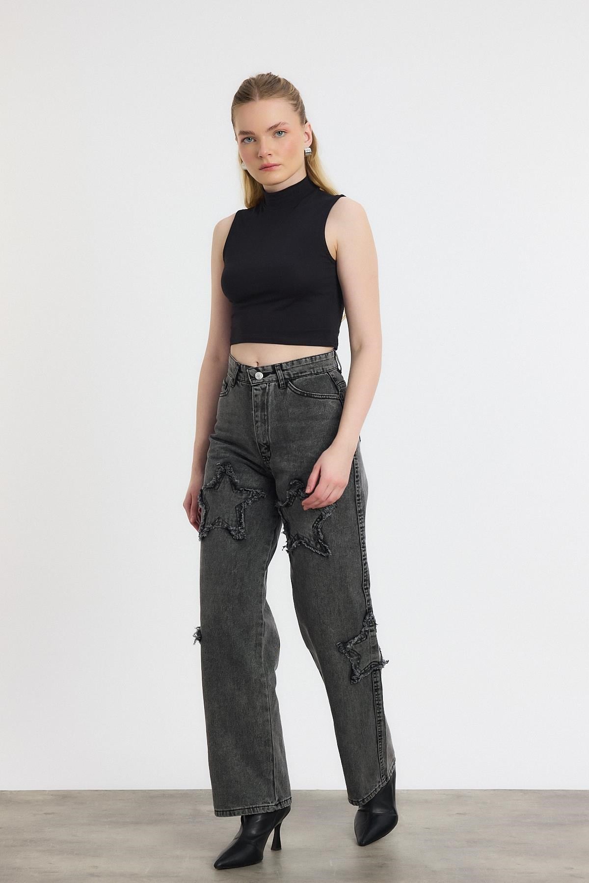 Füme Yıldız Detay Jean 11136