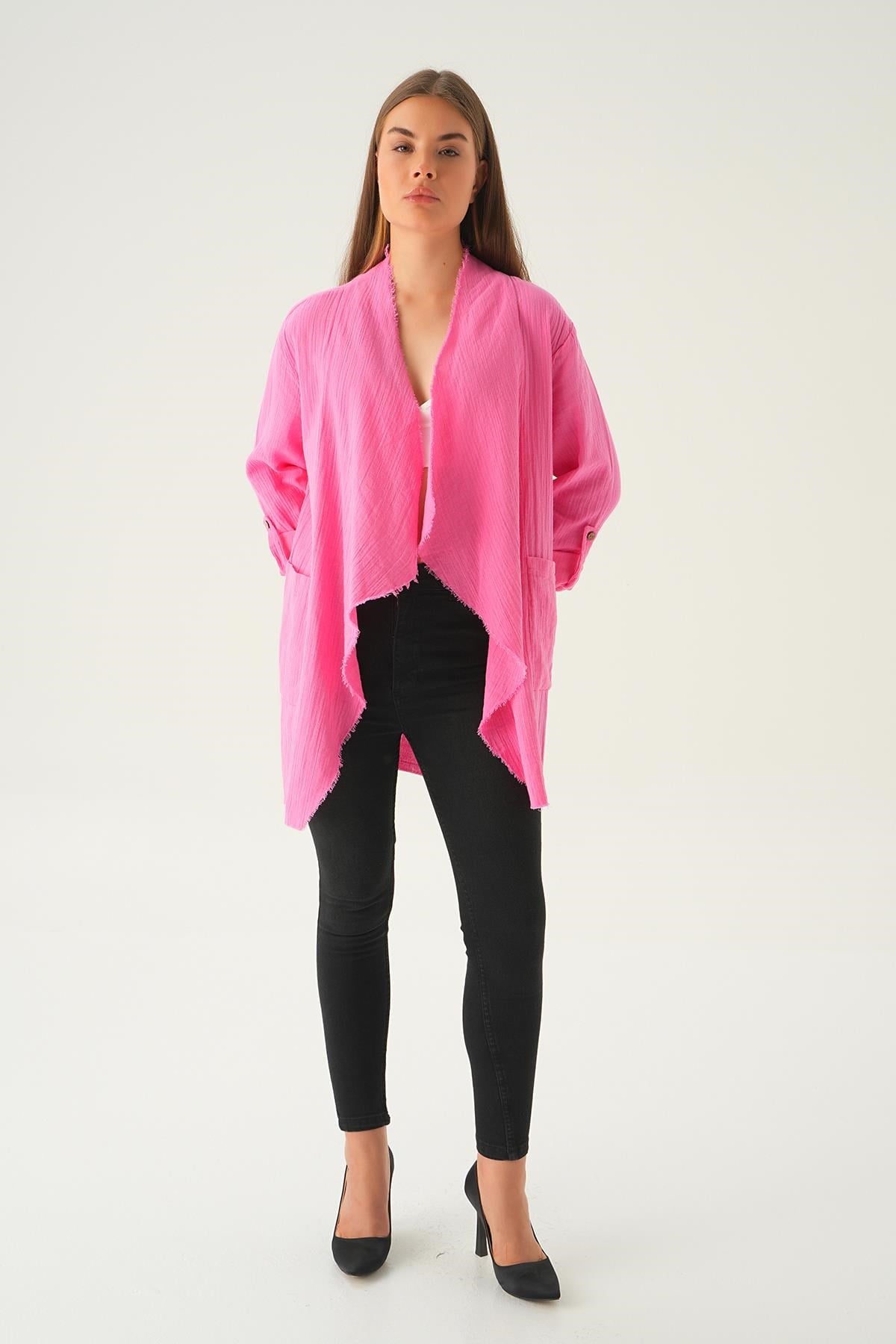 Fuşya Salaş Kimono 1076