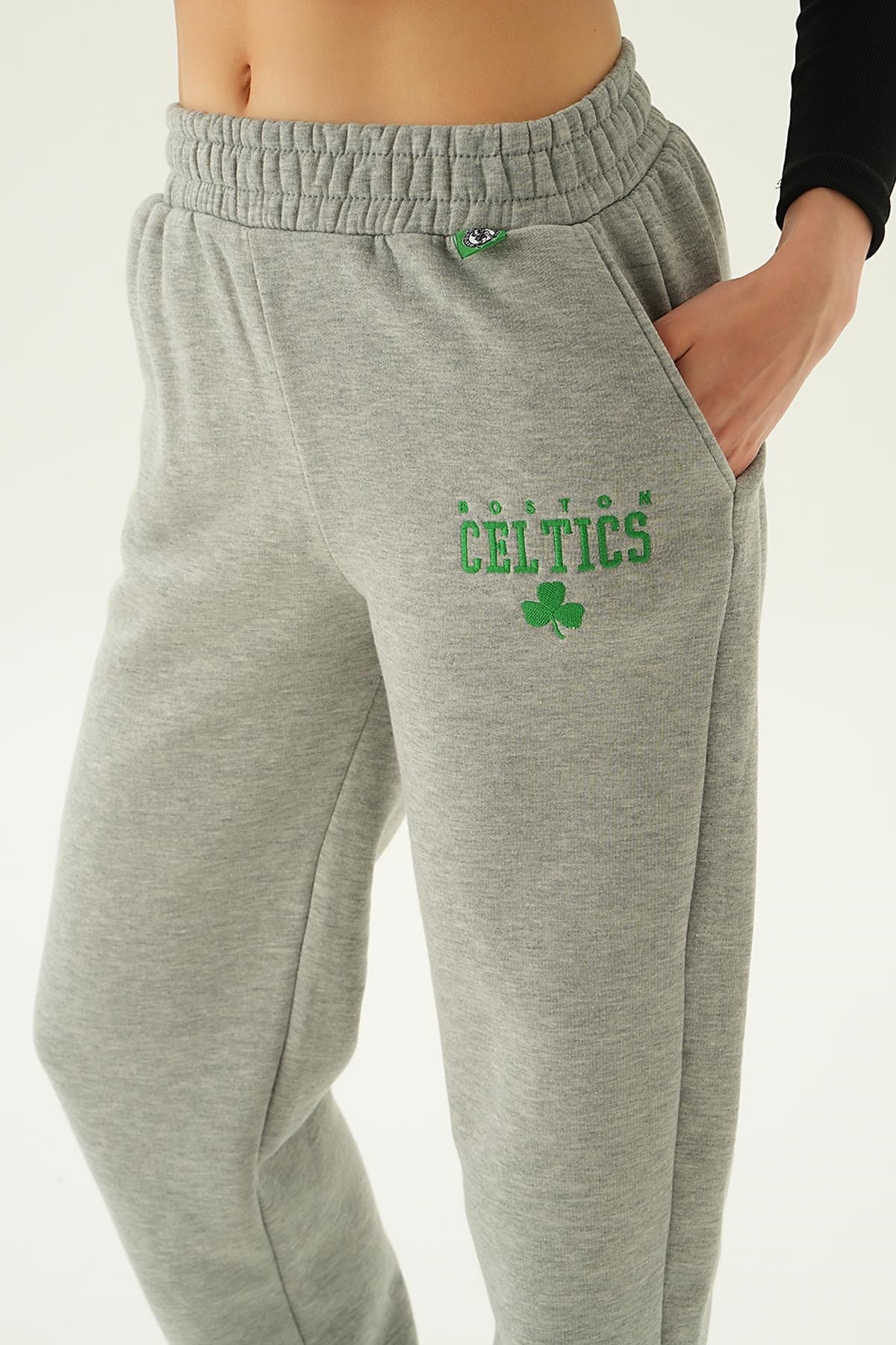 Gri Celtics Nakış Detay Eşofman 2859