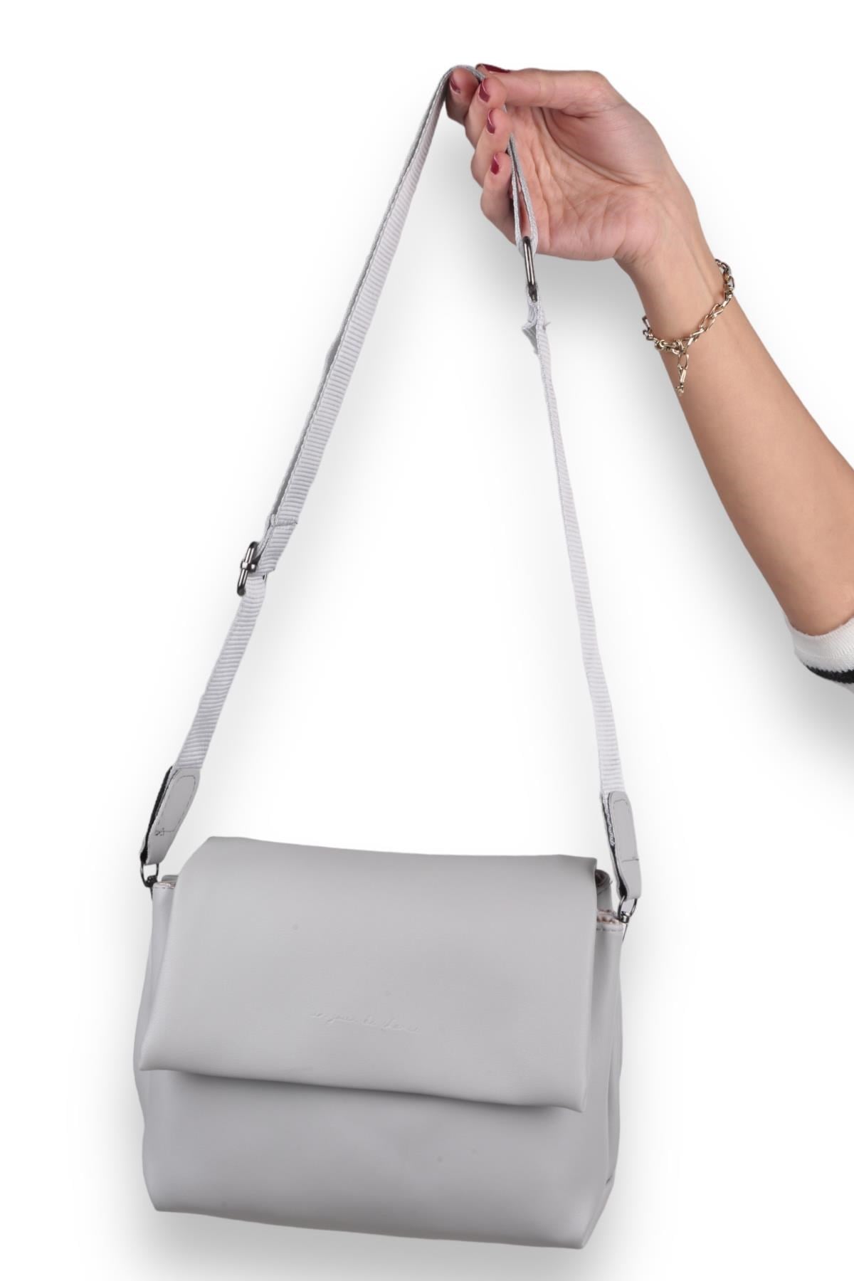 Gri Donna Klasik Model Çanta 9289