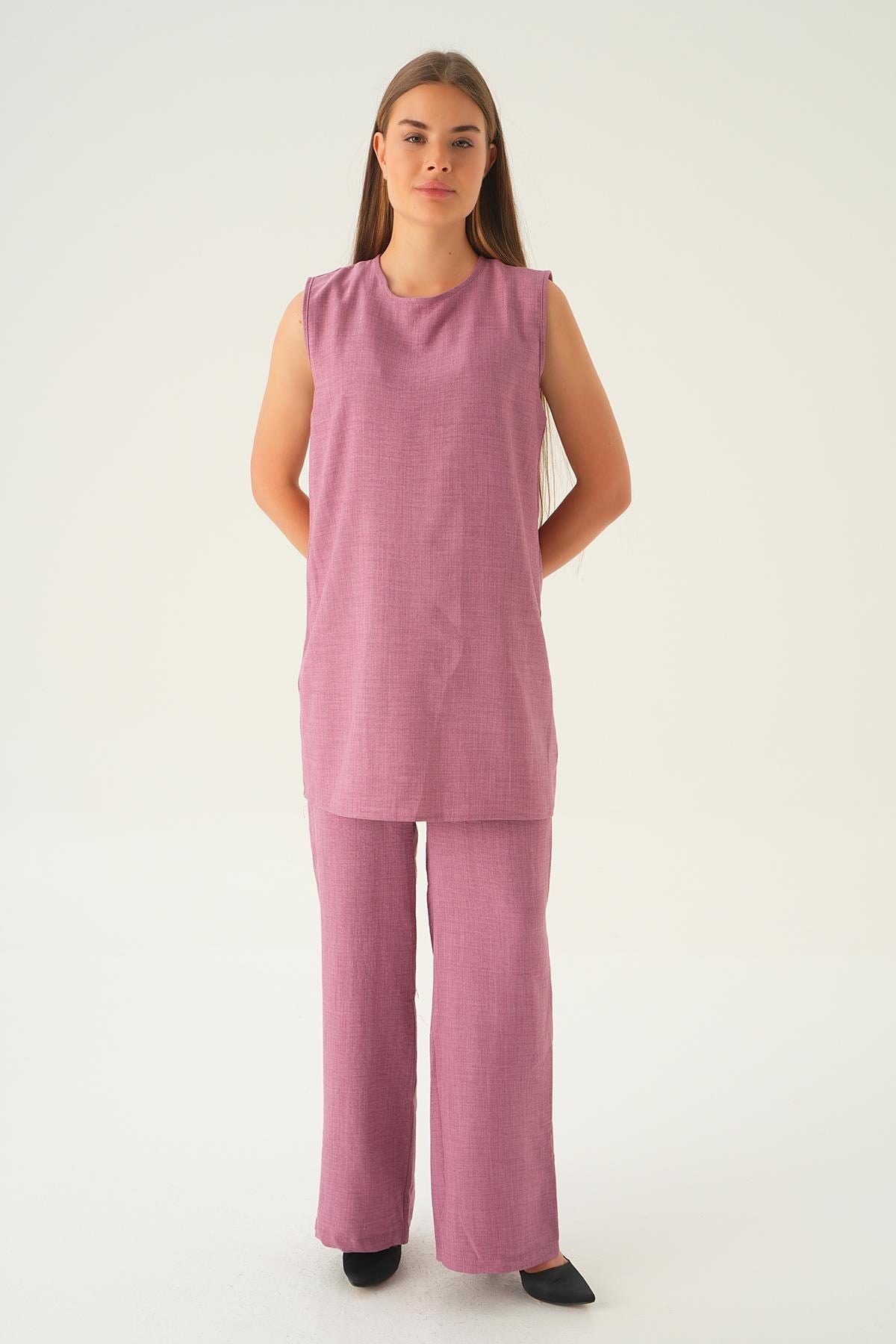 Gül 3'lü Kimono Takım 4018A