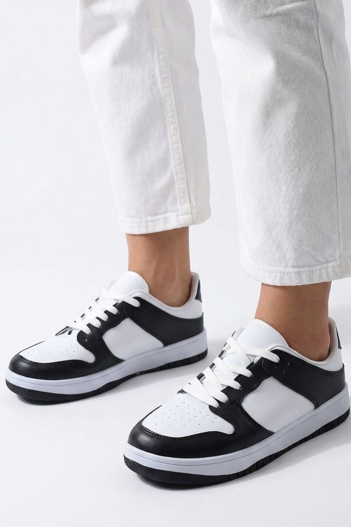 Kadın Spor Ayakkabı-Sneaker-Spor Ayakkabı 8585 Siyah -rulem