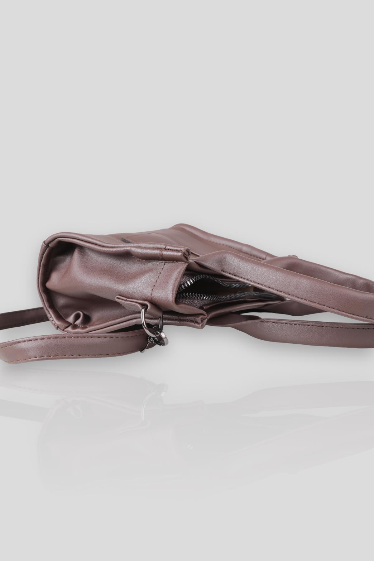 Kahve Small Tote Çanta 9280