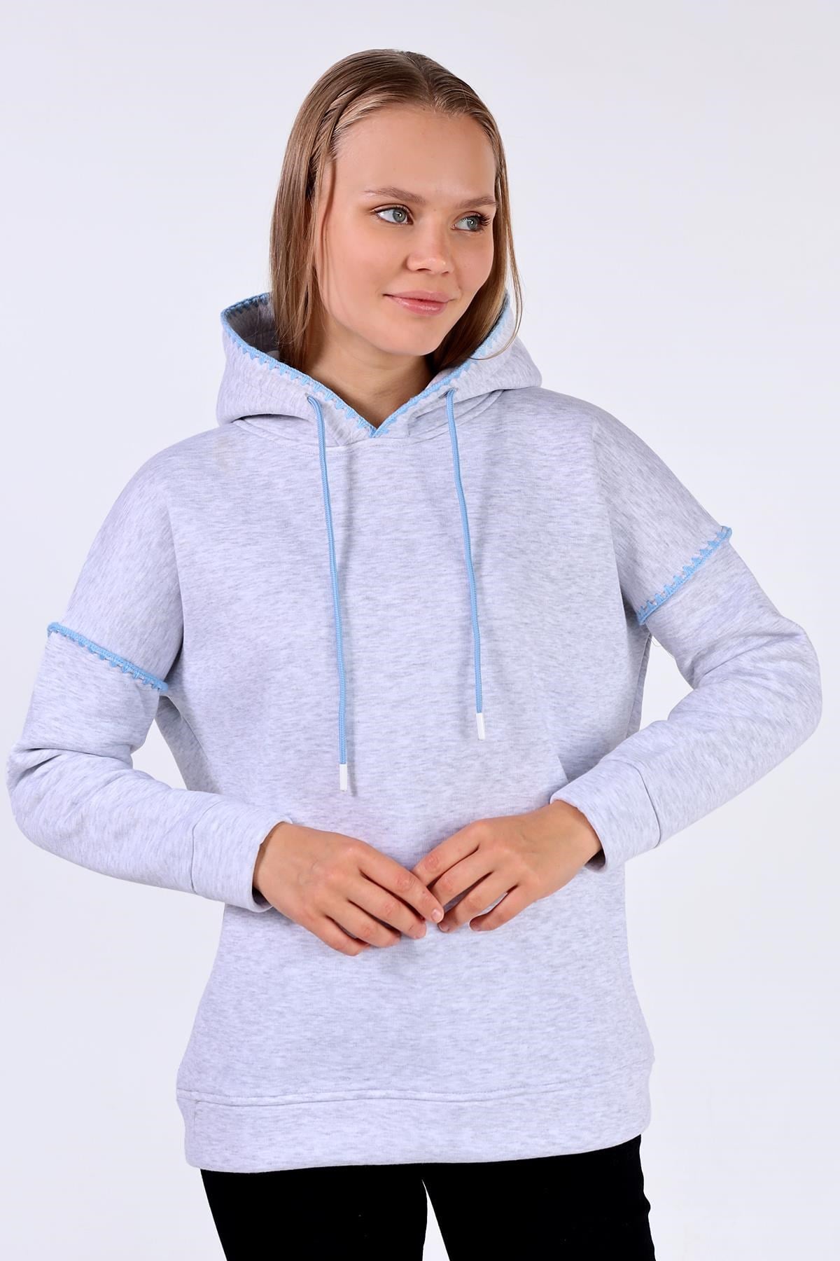 Karmelanj Kroşat Detay Sweat 9143M