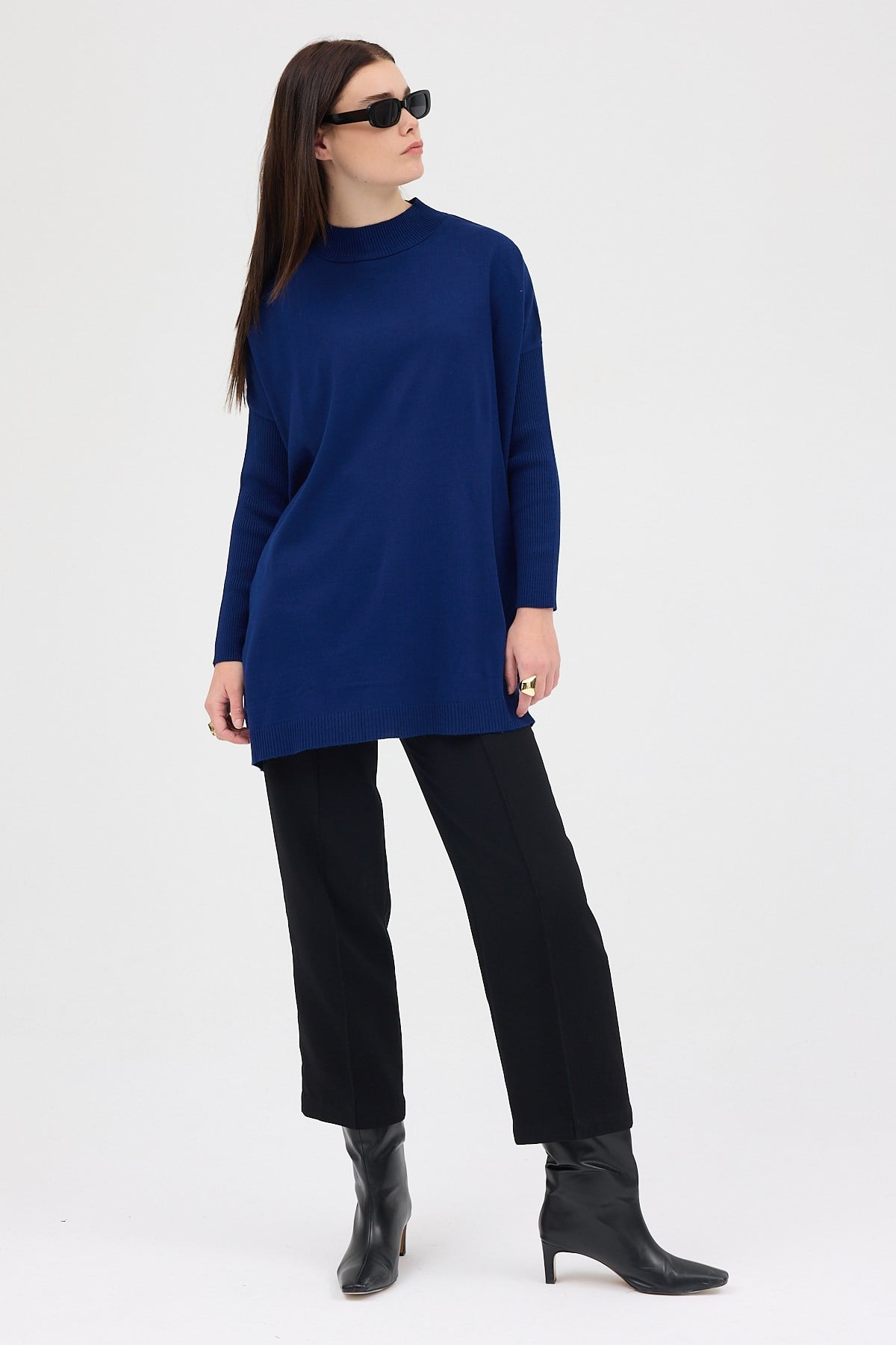 Laci Balıkçı Yaka Triko Tunik 5315