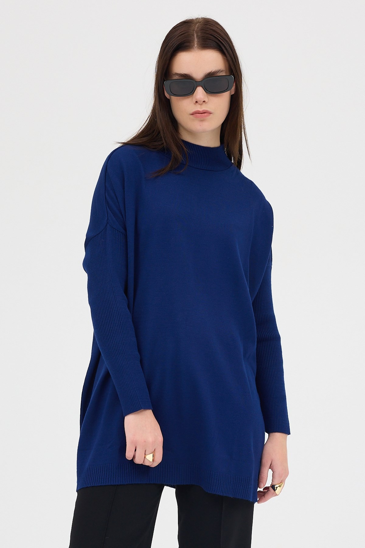 Laci Balıkçı Yaka Triko Tunik 5315
