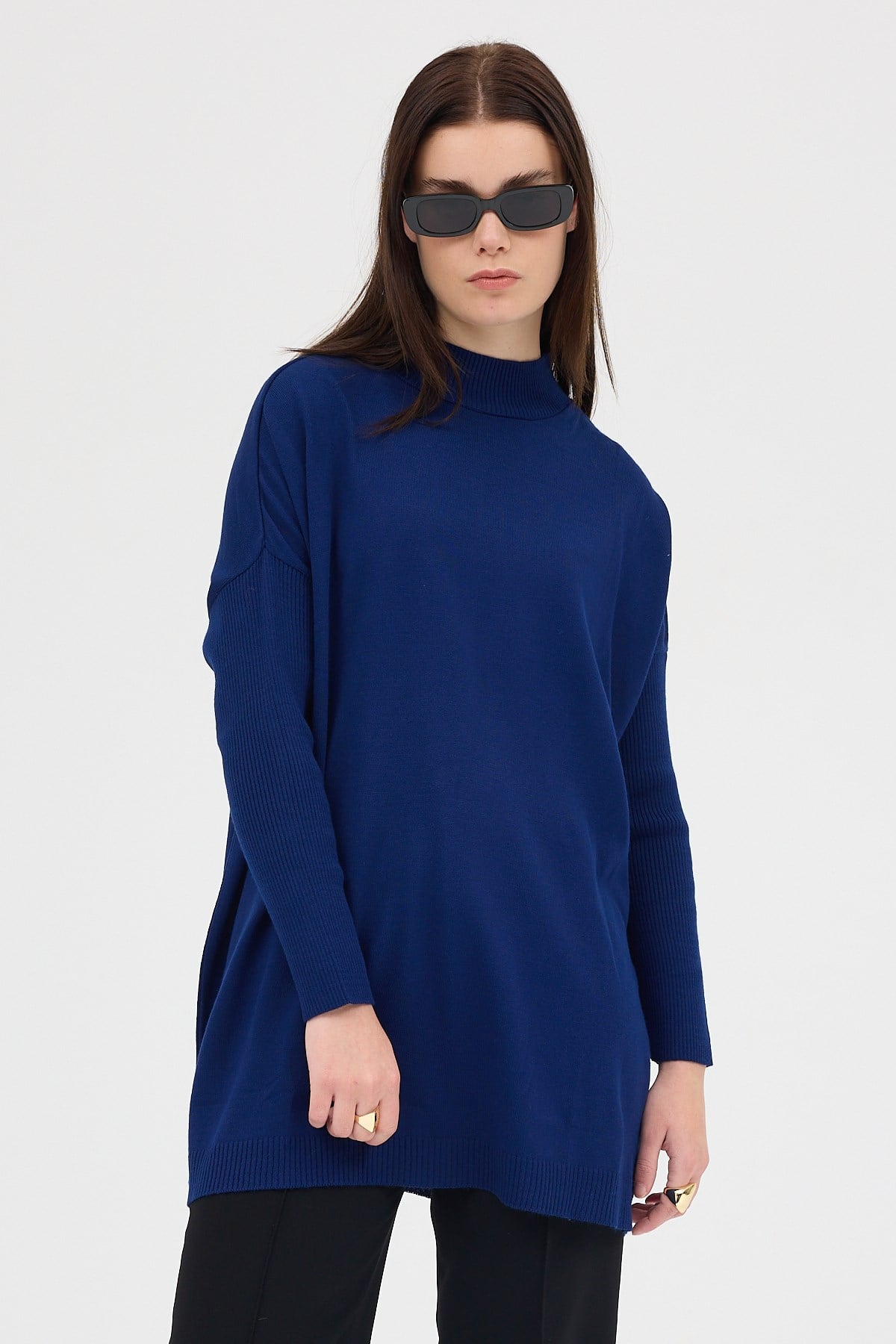 Laci Balıkçı Yaka Triko Tunik 5315