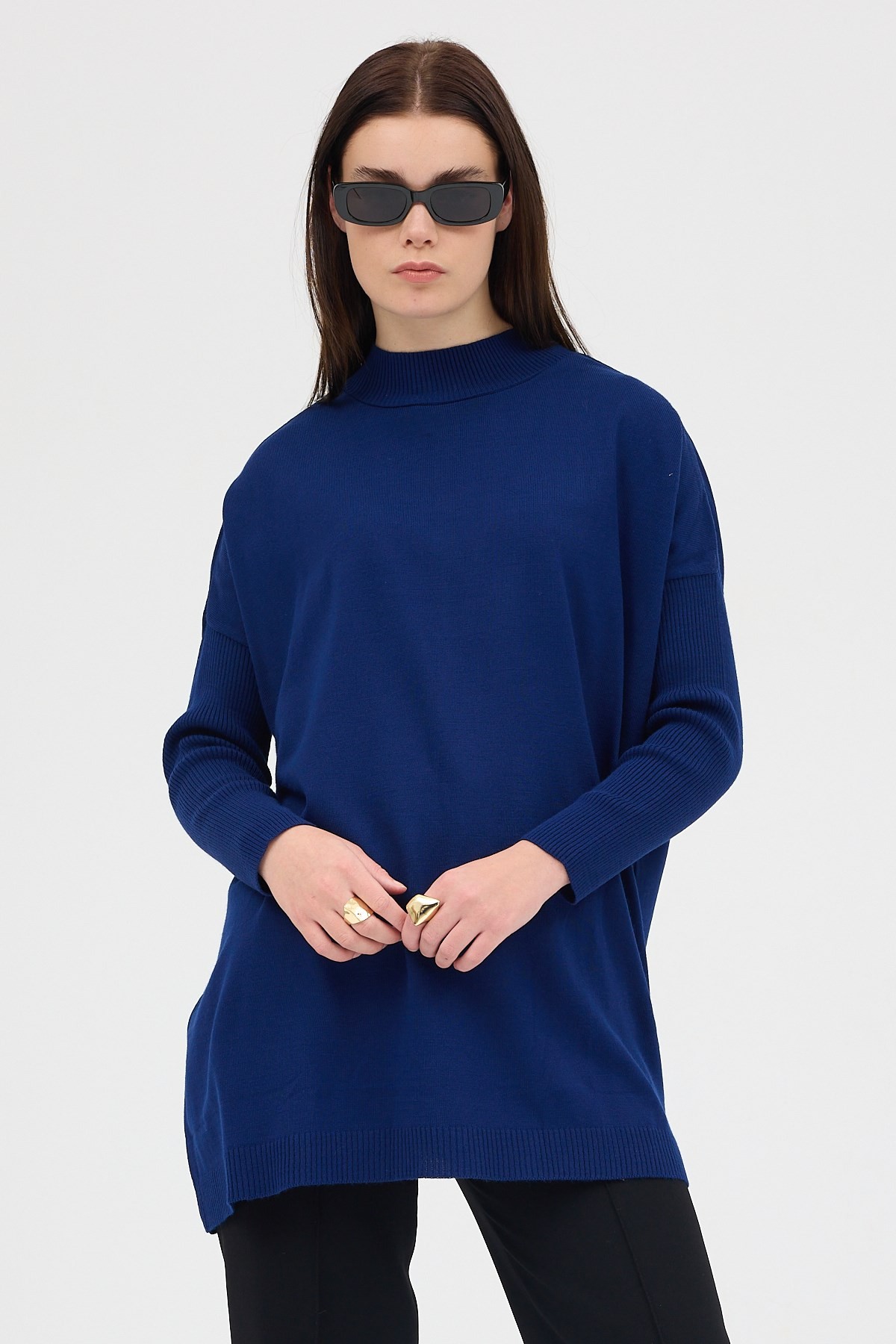 Laci Balıkçı Yaka Triko Tunik 5315