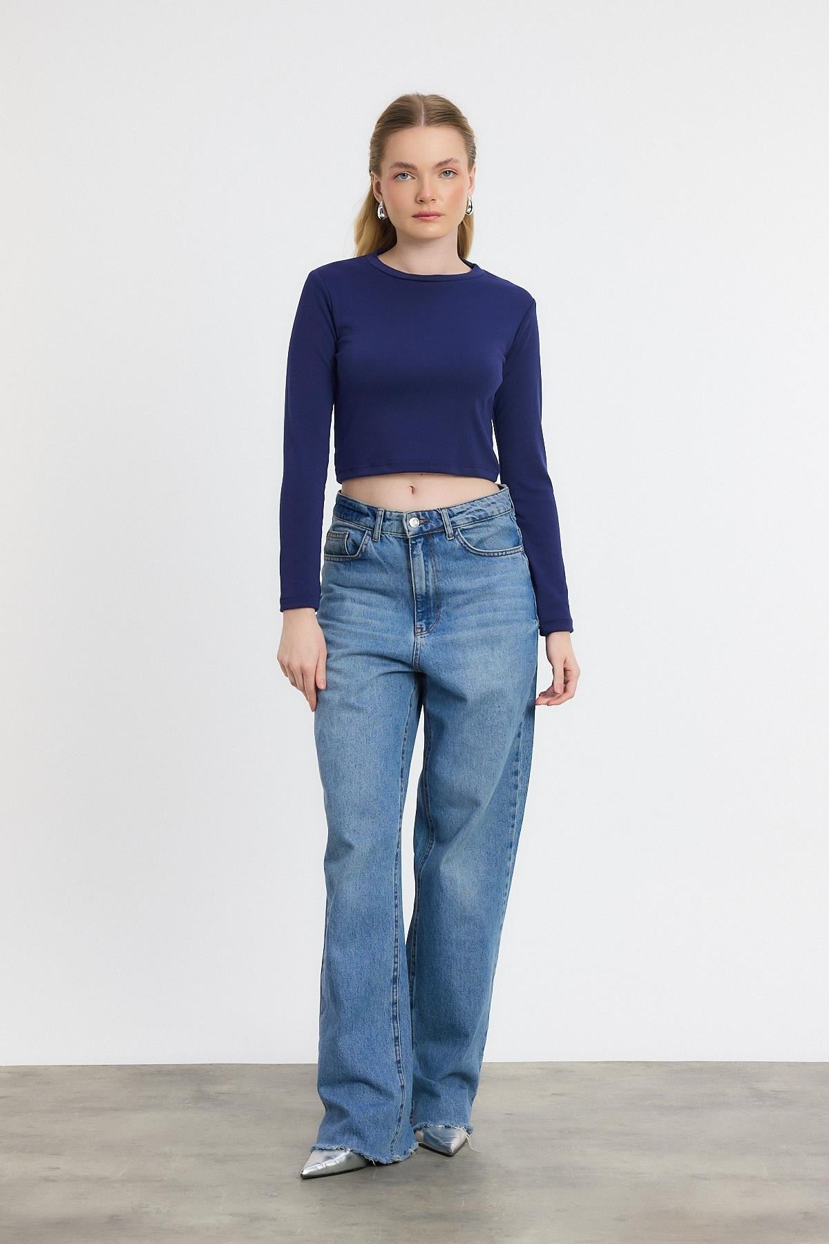 Laci Bisiklet Yaka Bluz 2132