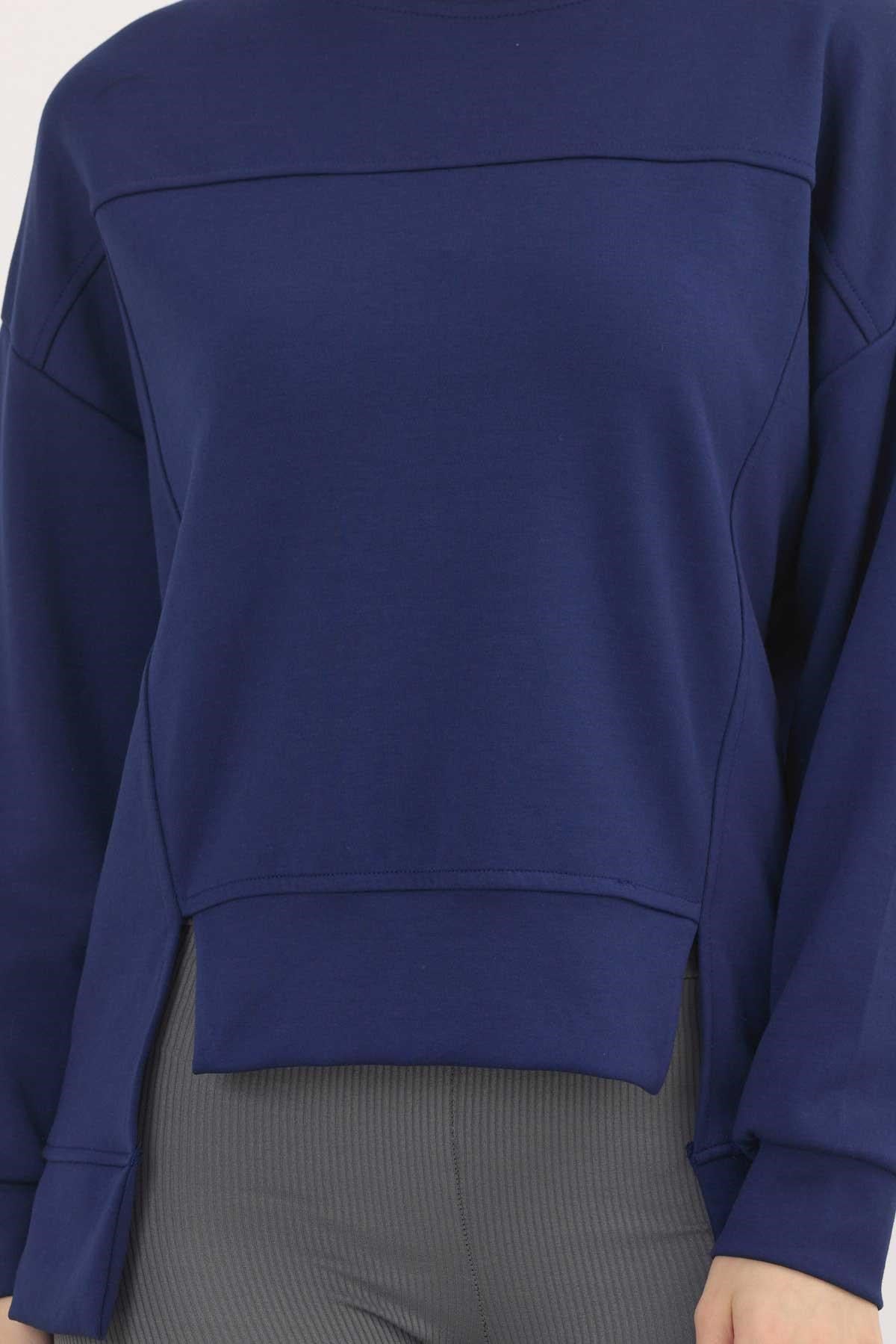 Laci Bisiklet Yaka Parçalı Oysho Sweat 3000