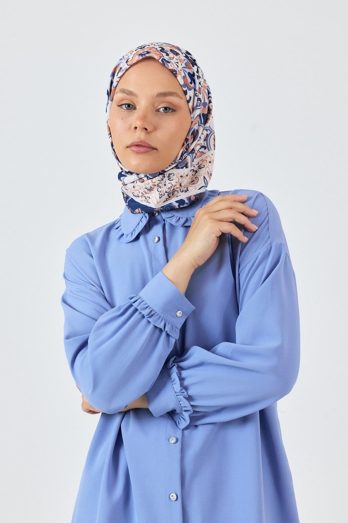 Laci Desenli Eşarp 3005