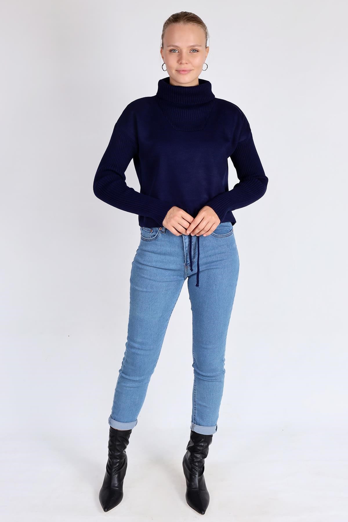 Laci Etek Bağcık Detay Kazak 24284