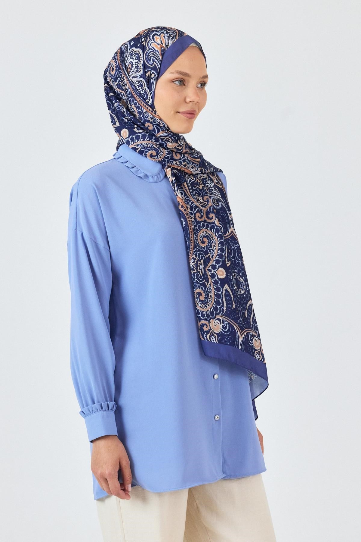 Laci Etnik Desenli Şal 4005